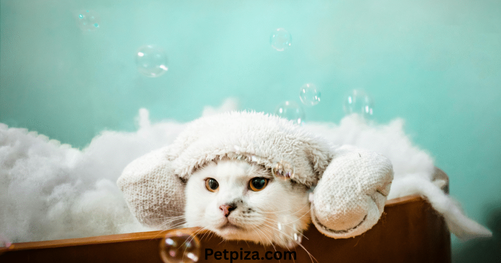 A leash and collar with ID tags and a leash at all times