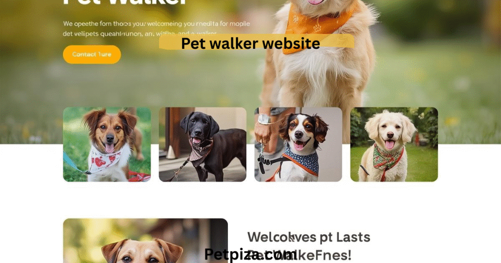 pet walker website