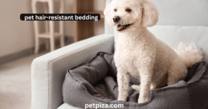 pet hair-resistant bedding